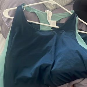 Fabletics tank top with built in sports bra